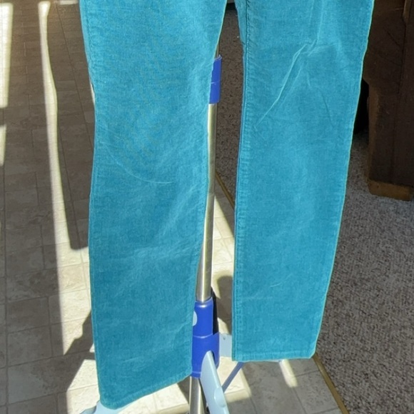 CAbi Moroccan Blue High Rise Skinny Corduroy Pants Style 4137 Size 8 - Picture 3 of 6